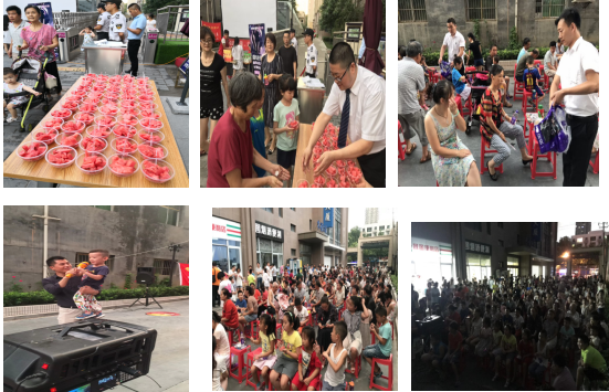  炎炎夏日夜，業(yè)主愜意情